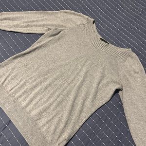Gray petite medium/ PM Washington sweater